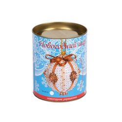 A set of creative new year's ball sequins "Tenderness" creme brulee