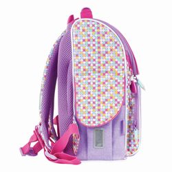 Cartera TIGER FAMILY, para escuela primaria, Nature Quest, niña, "Pink Amour", 35x31x19 cm