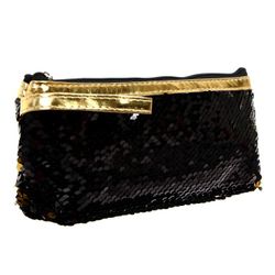 Сималенд / Pencil case for school with a zipper "Sequins"