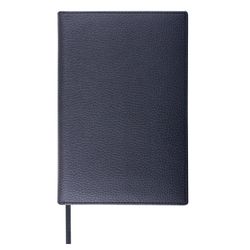 Agenda senza data A5 (138x213 mm) BRAUBERG "Favorite", pelle classica, 160 fogli, nero