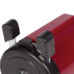 Sharpener mechanical BRAUBERG, metal mechanism, black/Burgundy