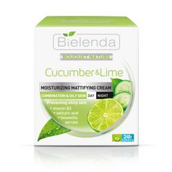 Cream night day/night scent of CUCUMBER and PINEAPPLE, BIELENDA 50ml