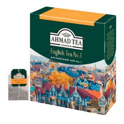 AHMAD / Tea "English Tea No. 1", black, 100 sachets with 2 g tags