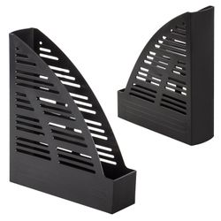 Tray vertical paper BRAUBERG "Standard", 245х70х295 mm, black