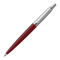 Ballpoint pen PARKER "Jotter Plastic CT", building red, stainless steel, blue
