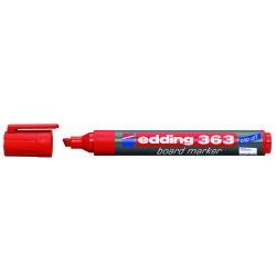 EDDING / Edding / Whiteboard marker, chamfered nib, 1-5mm Red
