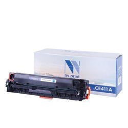 NV PRINT / Cyan Laser Cartridge (NV-CE411A) for HP LJ M351a / 375nw / 451dn / 475dn, yield 2600 pages