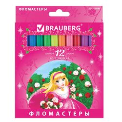 Sharpeners BRAUBERG "Rose Angel", 12 colours, ventilated cap, carton packaging, longer life