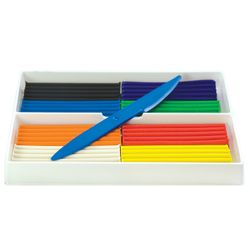 Plastilin classic LUCH "Classic" 8 Farben, 160 g, im Stapel, Kartonverpackung