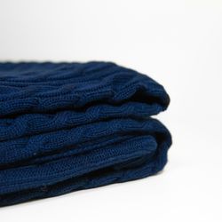 Plaid pigtail, color: blue, TRICARDO, 120х170