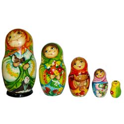 Мастерская подарков / Gift workshop / Matryoshka, Seasons, 18 cm.