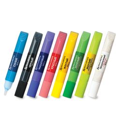 Pinturas para vidrio (vidrieras) BRAUBERG, 8 colores de 10,5 ml cada uno (2 fluorescentes, 1 purpurina), 6 plantillas, blister