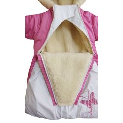 Winter envelope for a newborn Bambi, size / height - 22 / 68-74 cm