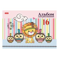 HATBER / Album zum Zeichnen "Cartoons" (5 Typen), 205x290 mm, 16 Blatt A4, Heftklammer, Kartoneinband