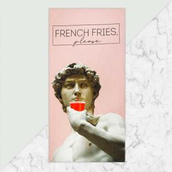 Этель / Toalha "Batatas fritas" 70x146 cm, 100% algodão 160gr / m2