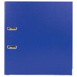 Registre, couvercle en plastique, 75 mm, STRONG, avec coin, BRAUBERG, bleu