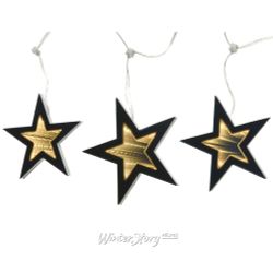 Kaemingk / LED 花环条纹 Stars Galaxy 1.75 m，90 颗暖白 LED 灯，透明 PVC，IP20