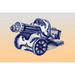 Damask "Machine gun" Gzhel 1 l