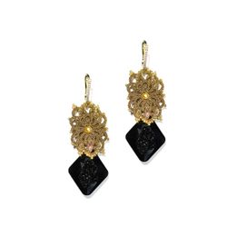 Lace earrings Vasilisa gold