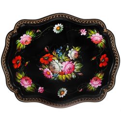 Жостово / Tray, author Bychkov M. 45x36 cm