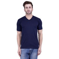 Men's T-shirt with V-neck