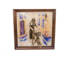 Золотая антилопа / Painting "Cyclist" painted with lighting