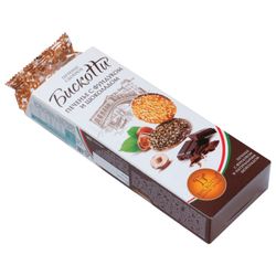 BISCOTTI / Butter cookies with hazelnuts, chocolate and waffle crumbs, 100 g (Russia)