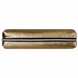 Pencil case-cosmetic bag BRAUBERG, glossy, soft, "Celebrity Gold", 21х5х6 cm