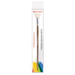 Brush art is a professional ART BRAUBERG "CLASSIC" bristle, fan, no. 8, long handle