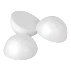 Foam blanks for creativity "Hemispheres", 5 pieces, 70 mm, TREASURE ISLAND