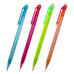 Portaminas PIFAGOR, cuerpo tintado surtido, goma de borrar, 0,5 mm