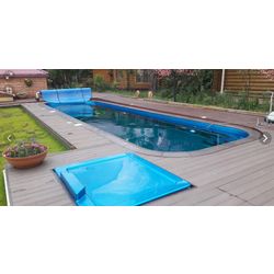 Stationärer Polypropylenpool "San Remo" 9x3.3x1.5m