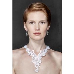 Снежинка / Snowflake / Necklace "Droplet"