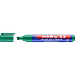 EDDING / Marcador de pigmento edding / brilhante, à base de água, ponta chanfrada, verde de 1-5 mm