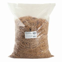 Universal bank rubber bands with a diameter of 60 mm, BRAUBERG 10 kg, natural color, natural rubber