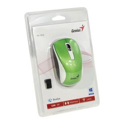 GENIUS / Wireless mouse NX-7010, 2 buttons + 1 wheel-button, optical, green