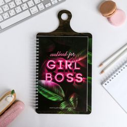 ArtFox / Cookbook on the board "Girl Boss"