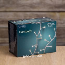 Kaemingk / LED string Lumineo Snake 7.5 m, 350 warm white LED lamps, transparent PVC, dimmer, timer, IP44