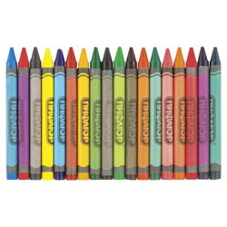 ПИФАГОР / Wax pencils, 18 colors