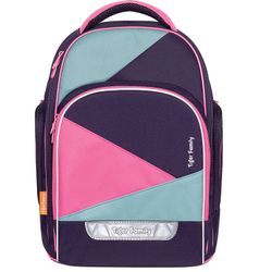 TIGER FAMILY / School backpack TIGER FAMILY, Rainbow, with orthopedic back, "Wild Berries", 39x31x20 cm, 270214