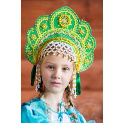 Русский народный костюм  / Kokoshnik "Elena", 12.5 cm