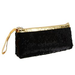 Сималенд / Pencil case for school with a zipper "Sequins"