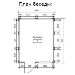 Gazebo 606, frame, option 2, the Prod