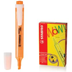 Highlighter STABILO "Swing cool", ORANGE, line 1-4 mm