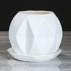 Керамика ручной работы / Flower pot "Sphere" 1.5 l