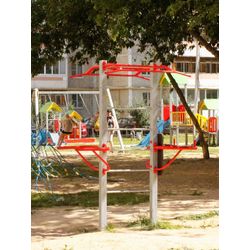 Equipment "Gymnast" D402 Playground coating hot-dip galvanizing