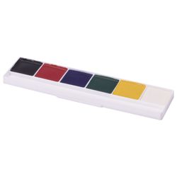 Colori ad acquarello POLIPAX 6 colori, miele, senza pennello, scatola di cartone, sospensione euro