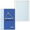 HATBER / Blue scale paper, 16 sheets А4, 210х295 mm, on a staple