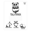 HATBER / Notebook 24 sh., Cage, cardboard cover, "Animals Yoga" / 20 pcs.