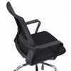 Armchair BRABIX "Daily MG-317", with armrests, chrome, black